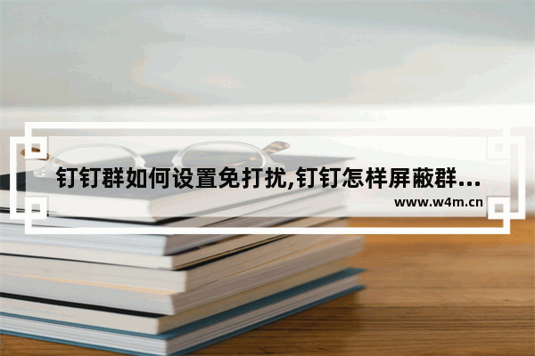 钉钉群如何设置免打扰,钉钉怎样屏蔽群消息