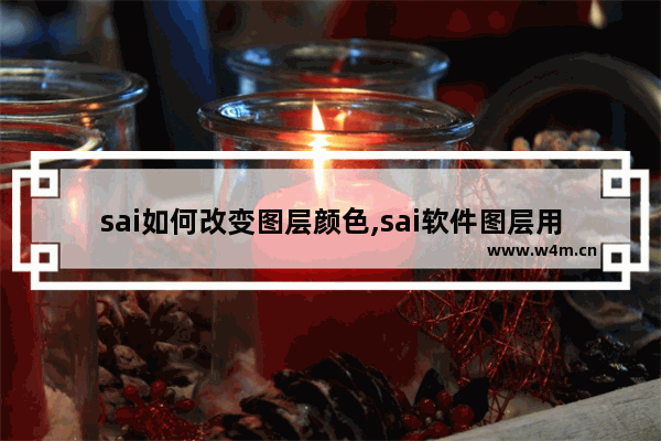 sai如何改变图层颜色,sai软件图层用法