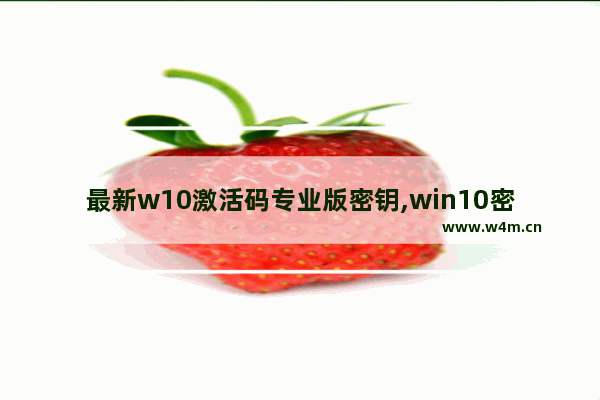 最新w10激活码专业版密钥,win10密钥激活码永久版