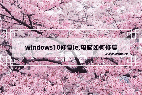 windows10修复ie,电脑如何修复ie浏览器