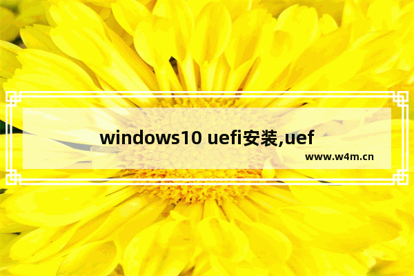 windows10 uefi安装,uefi如何安装win10