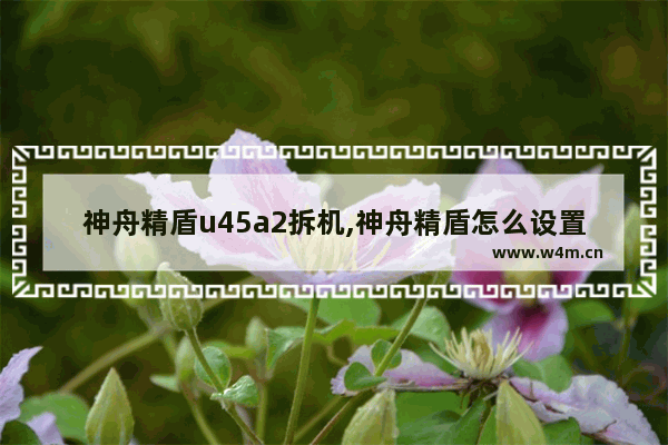 神舟精盾u45a2拆机,神舟精盾怎么设置u盘启动