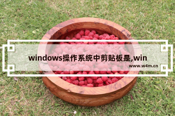 windows操作系统中剪贴板是,windows系统中剪贴板是