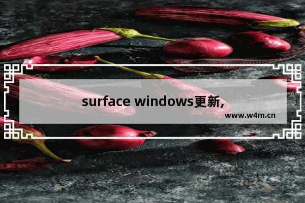 surface windows更新,