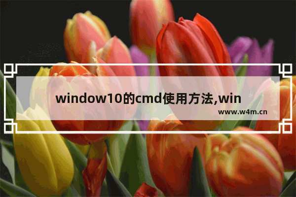 window10的cmd使用方法,win10cmd常用命令