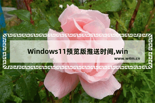 Windows11预览版推送时间,win10最新预览版