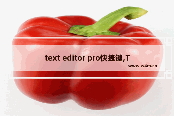 text editor pro快捷键,Text Editor文本编辑器