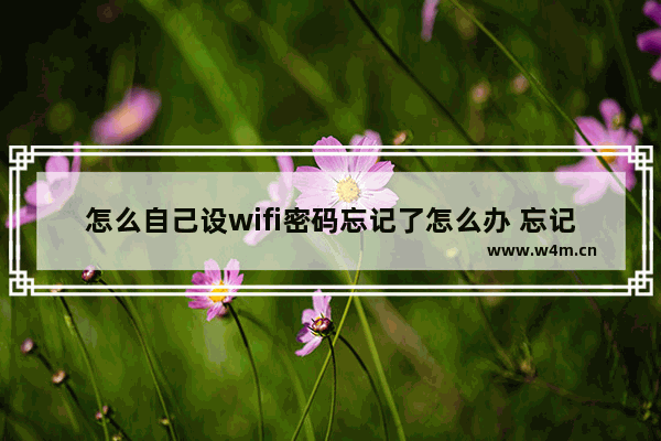 怎么自己设wifi密码忘记了怎么办 忘记了WiFi密码怎么办？