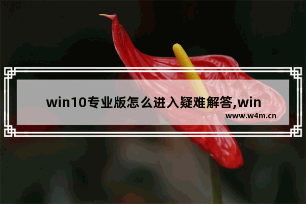 win10专业版怎么进入疑难解答,windows10专业版使用指南