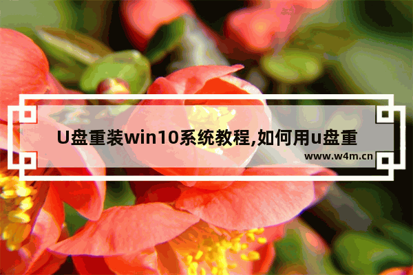 U盘重装win10系统教程,如何用u盘重装系统win10