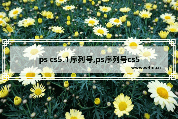 ps cs5.1序列号,ps序列号cs5永久免费2020