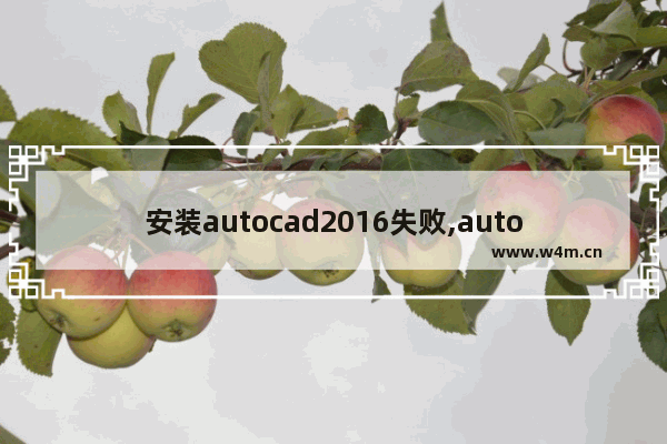 安装autocad2016失败,autocad2016安装失败的解决方法