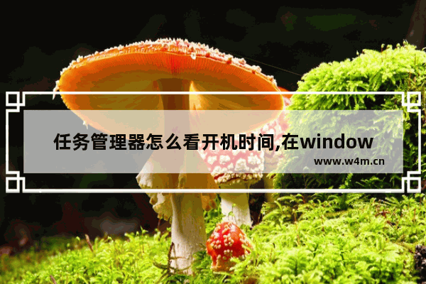 任务管理器怎么看开机时间,在windows7中,使用任务管理器可以查看