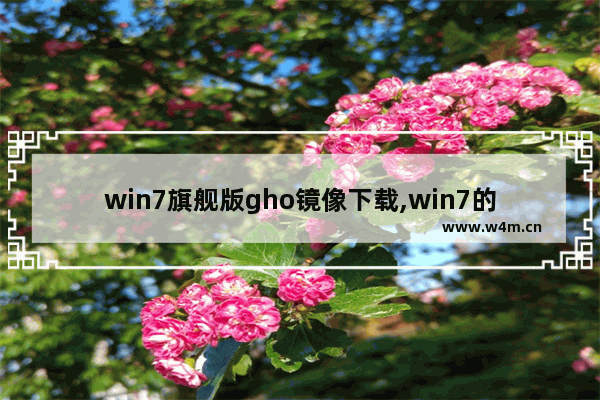 win7旗舰版gho镜像下载,win7的gho镜像文件下载