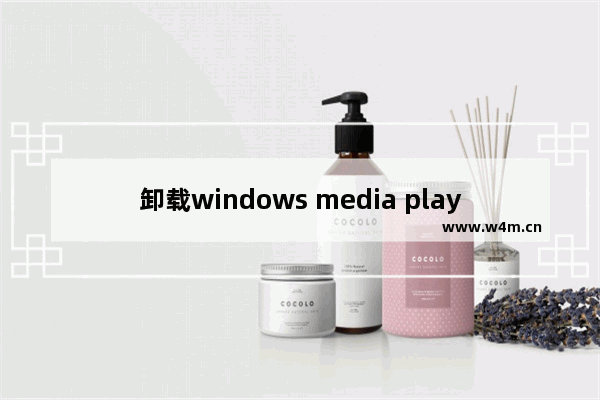 卸载windows media player,win10的media player如何修复