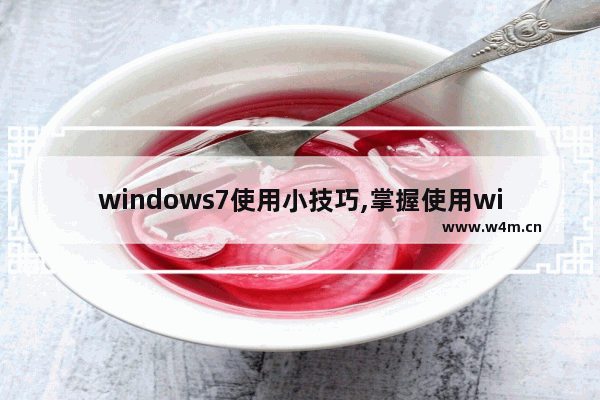 windows7使用小技巧,掌握使用windows7的基本方法