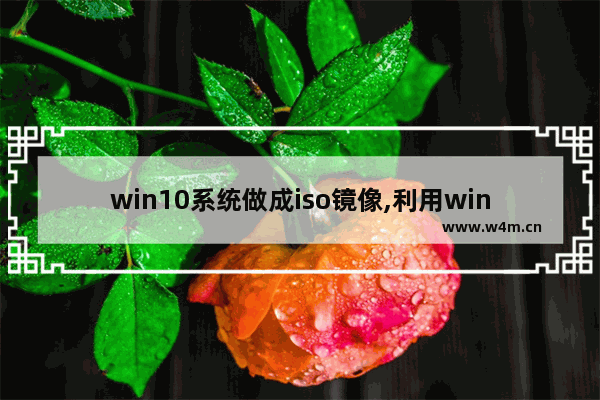 win10系统做成iso镜像,利用win10镜像重装系统