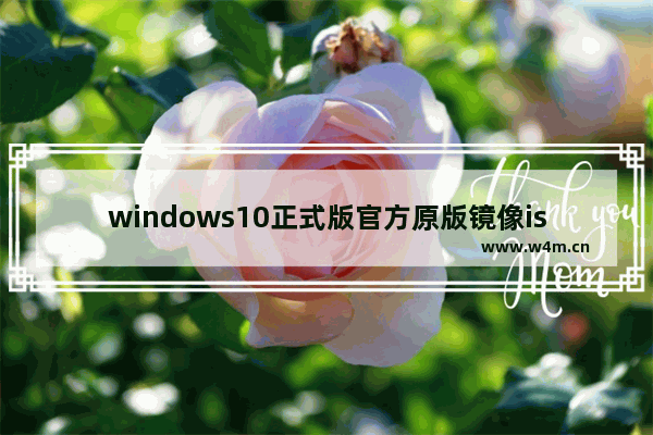 windows10正式版官方原版镜像iso下载地址,微软官网下载windows10(ISO文件)