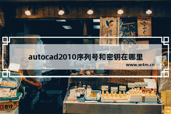 autocad2010序列号和密钥在哪里,cad2013的序列号和密钥