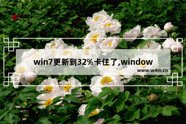 win7更新到32%卡住了,windows升级卡在35%