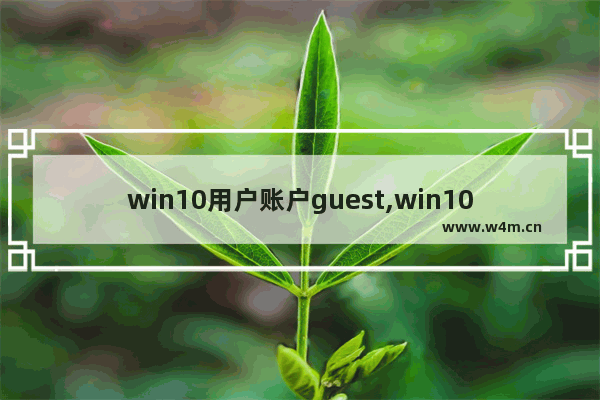 win10用户账户guest,win10如何从guest切换到管理员账户