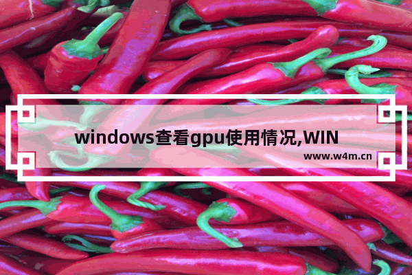 windows查看gpu使用情况,WIN10看图像GPU使用率高