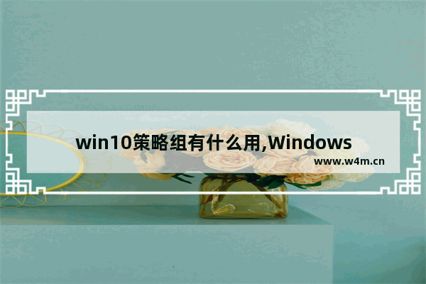 win10策略组有什么用,Windows10策略组