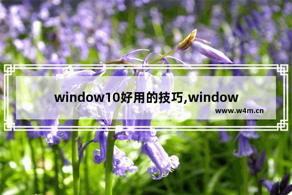 window10好用的技巧,windows10系统使用技巧