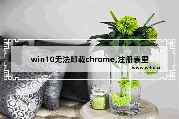 win10无法卸载chrome,注册表里的谷歌残留无法删除