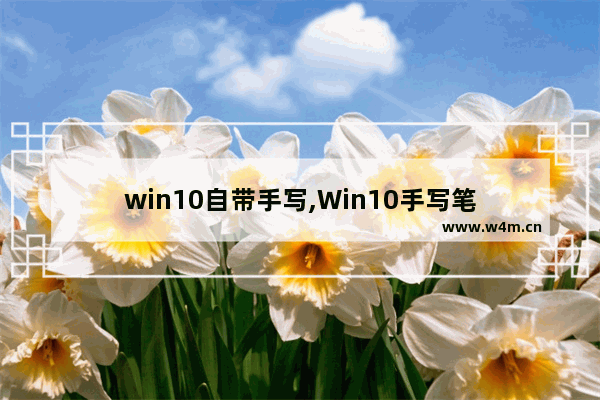 win10自带手写,Win10手写笔