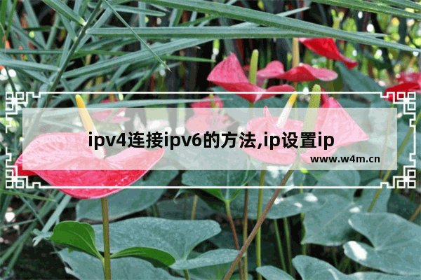 ipv4连接ipv6的方法,ip设置ipv4和ipv6