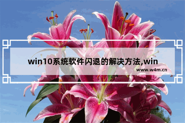 win10系统软件闪退的解决方法,win10电脑软件闪退是什么原因 怎么解决