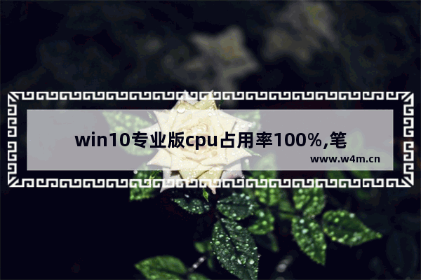 win10专业版cpu占用率100%,笔记本解决win10cpu使用率100