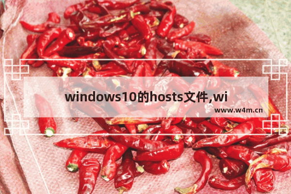 windows10的hosts文件,windows查看host