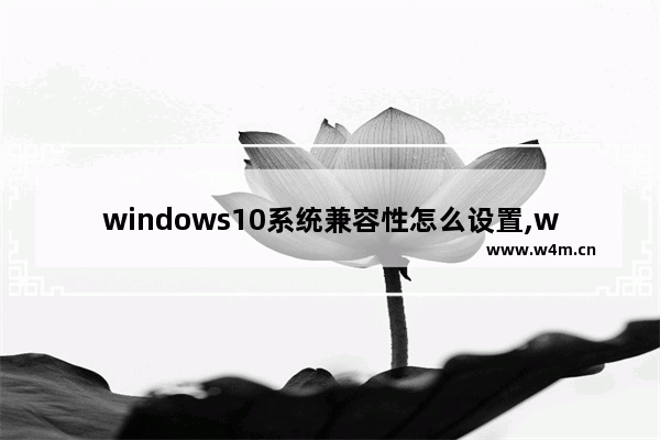 windows10系统兼容性怎么设置,win10怎样设置兼容