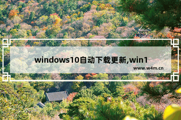 windows10自动下载更新,win10自动更新下载