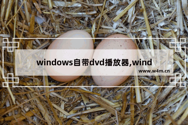 windows自带dvd播放器,windows dvd可以使用了