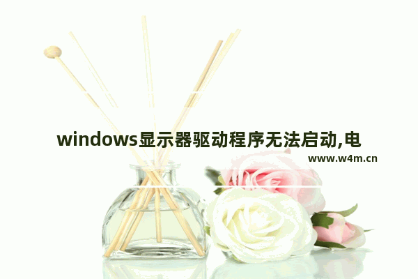 windows显示器驱动程序无法启动,电脑显示驱动程序无法启动