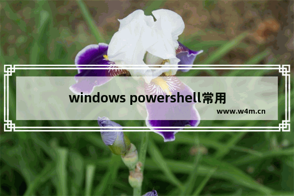 windows powershell常用命令,windows 10 powershell