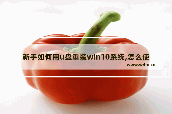 新手如何用u盘重装win10系统,怎么使用u盘重装系统win10