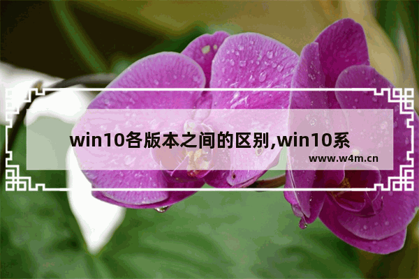 win10各版本之间的区别,win10系统几个版本区别