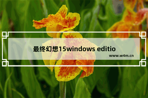 最终幻想15windows edition,最终幻想15windows版和皇家版