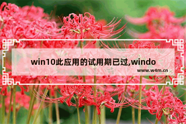 win10此应用的试用期已过,windows10试用版到期了怎么办