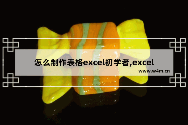 怎么制作表格excel初学者,excel制作表格怎么做