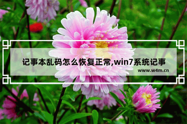 记事本乱码怎么恢复正常,win7系统记事本乱码