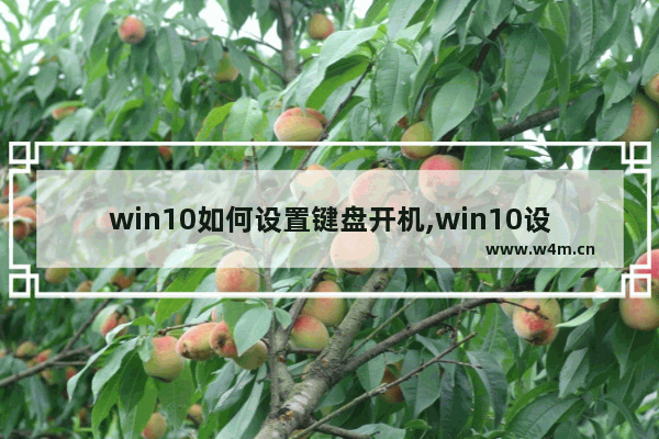 win10如何设置键盘开机,win10设置小键盘常开