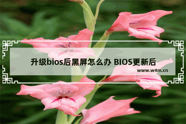 升级bios后黑屏怎么办 BIOS更新后出现黑屏？解决方法分享！