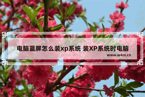 电脑蓝屏怎么装xp系统 装XP系统时电脑蓝屏怎么办