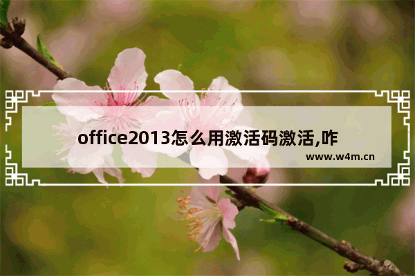 office2013怎么用激活码激活,咋激活office2010