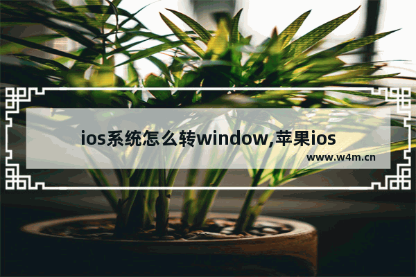 ios系统怎么转window,苹果ios转安卓系统游戏